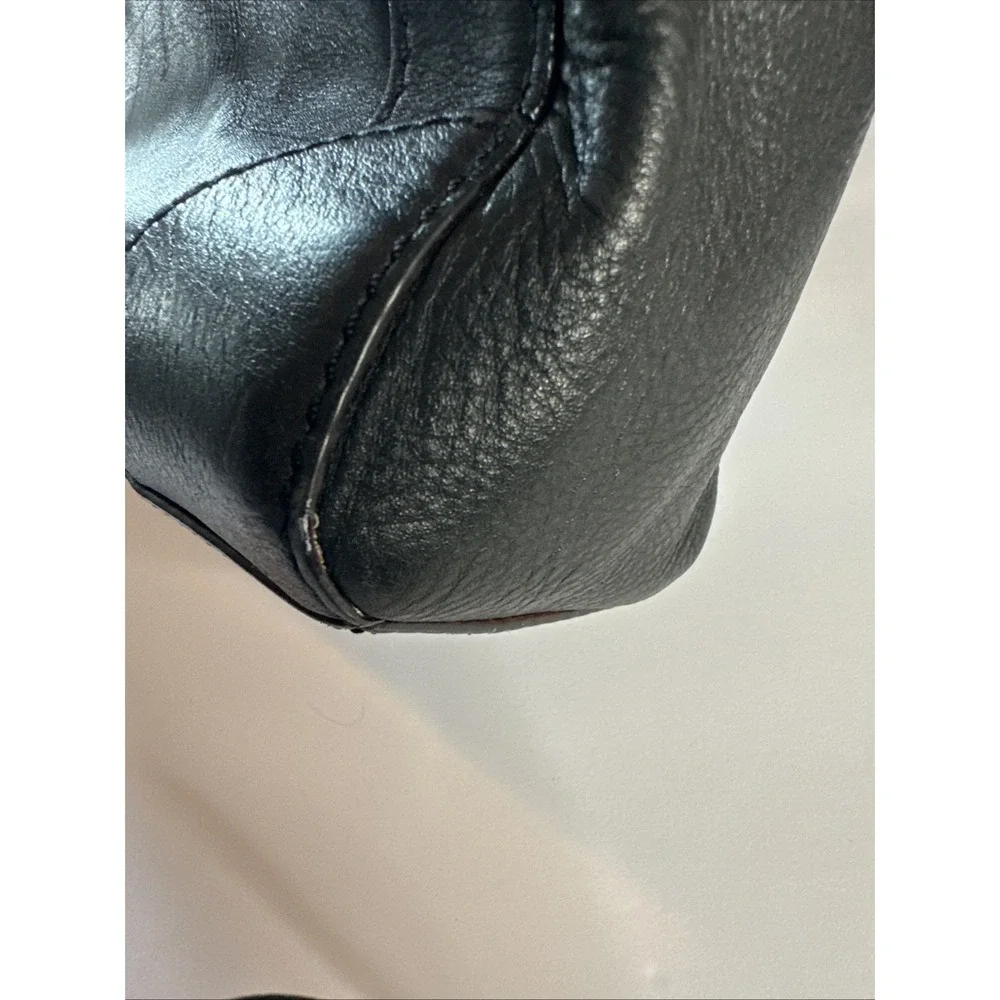 Kate Spade New York black‎ leather Handbag Purse Tote 3 Compartment Bag Nice!